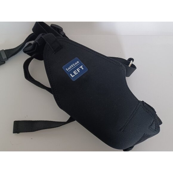 LufeLux Dog Knee Brace with Harness and Connection Belt Large Black -Left Leg - Picture 2 of 13